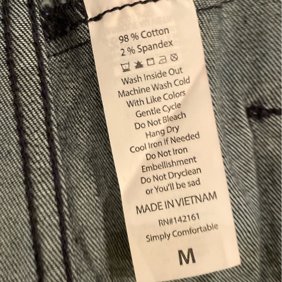 NWT LuLaRoe Women’s Denim Longline Jacket classic western comfy cotton M - Picture 10 of 10